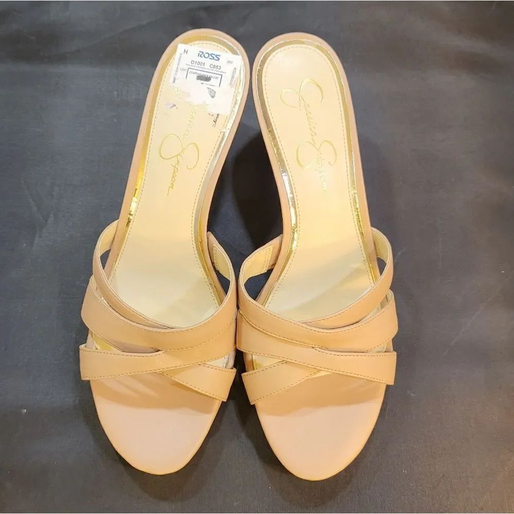 BRAND NEW JESSICA SIMPSON MARJEN OPEN TOE SLIDE SANDAL
